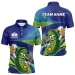 Blisscorners Custom Funny Pickles Play Pickleball Polo Shirts For Men, Pickleball Team Shirt LM1307