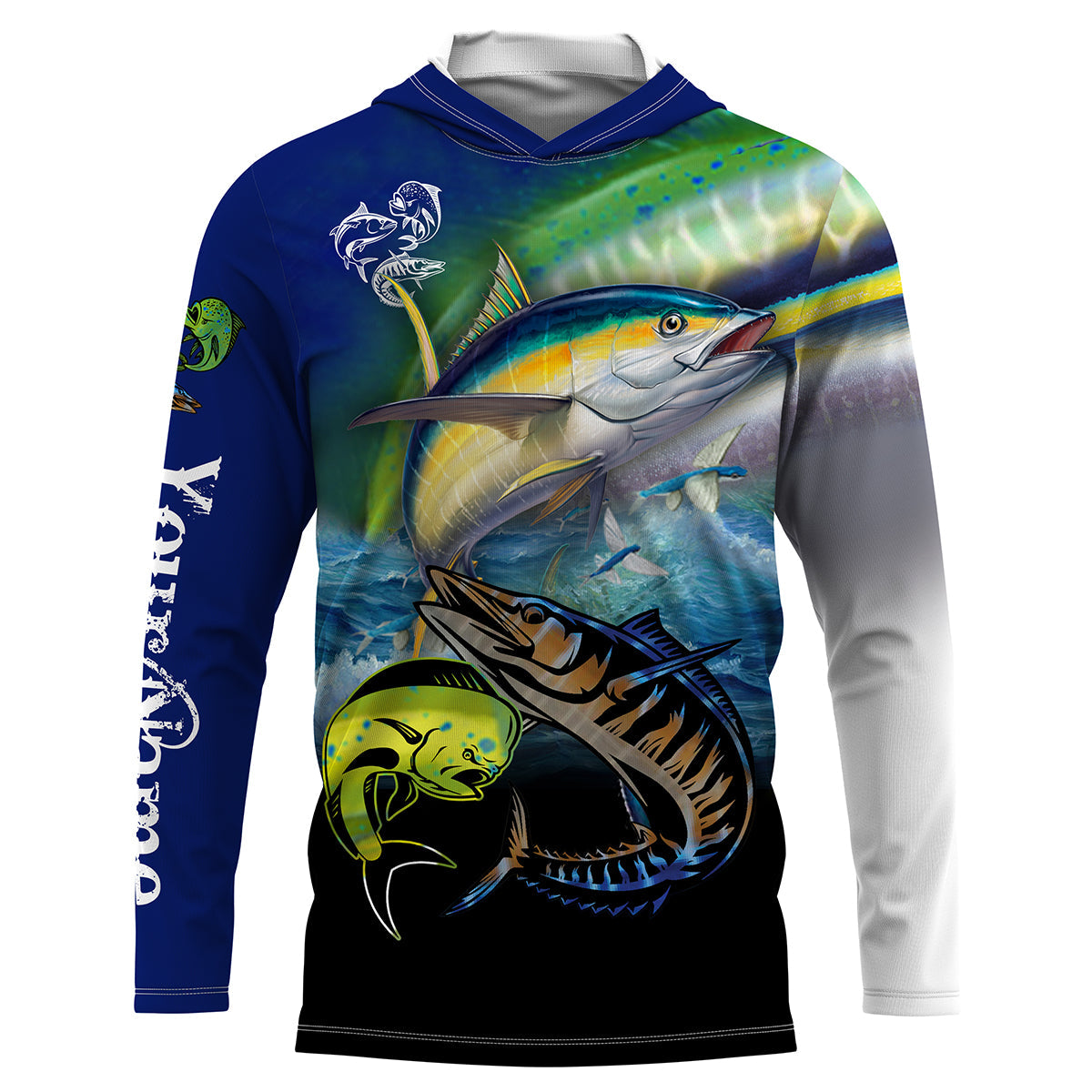 Blisscorners Mahi-mahi, Wahoo, Tuna Customize Name 3D Shirts