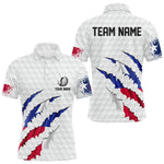 Blisscorners Personalized Texas Flag Men golf polo shirts, Custom Patriotic Golf Team Shirts For men LM3006