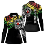 Blisscorners Personalized Tribal pattern Mens Bowling Shirts Custom Bowling outfit for men Team bowling jersey