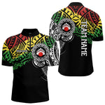 Blisscorners Personalized Tribal pattern Mens Bowling Shirts Custom Bowling outfit for men Team bowling jersey