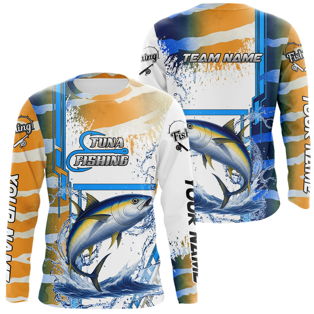 Blisscorners Tuna fishing scales custom Tuna fishing team jerseys, Tuna fishing apparel LM0607