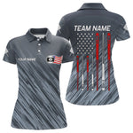 Blisscorners Personalized Billiard US Flag 9 Ball Pool Shirt For Men, Billiard Team Jersey Polo & 1/4 Zip LM2007