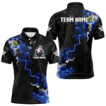 Maxxcorners Personalized Grunge Las Vegas Flag Smoke Billiard Shirt For Men Custom 8 Ball Pool Team Jerseys MT0307