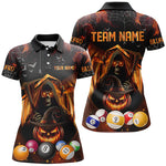 Blisscorners Halloween Grim Reaper Custom Billiard Balls Jerseys, Funny Halloween Billiard Shirts Gift