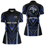 Blisscorners Navy Eagle Dartboard Modern Darts Shirt For Men - Custom Name For Darts Jersey MT2306