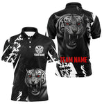 Blisscorners Dark Lion Dartboard Men's Darts Polo Shirt - Custom Name For PlayersLM1307