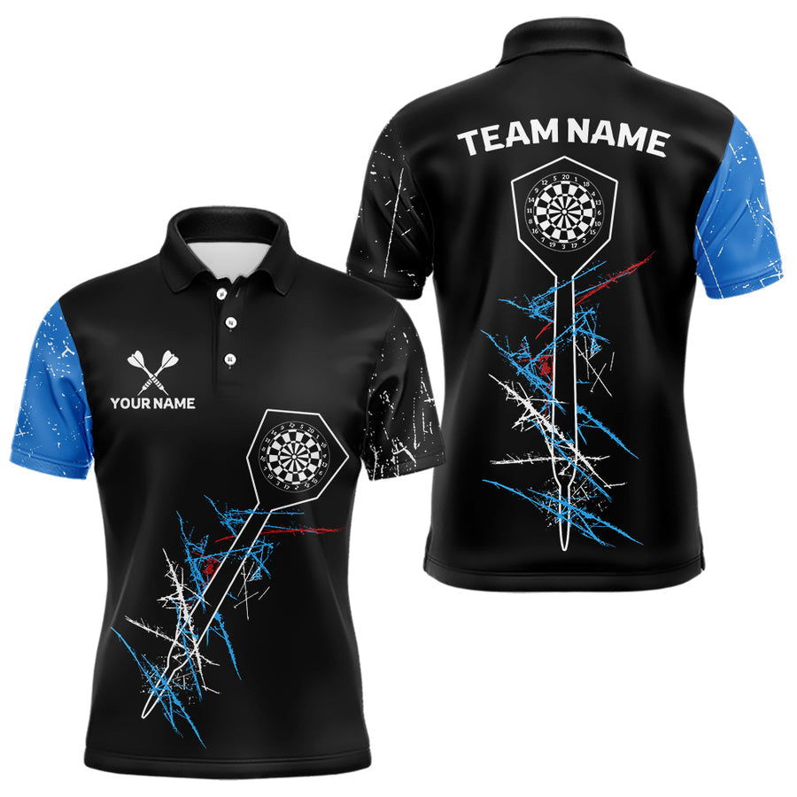 Blisscorners Darts Dart Arrow Scratches Effect Custom Dart Shirt For Men, Dart Team Jerseys