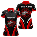Blisscorners Red Darts Arrow & Dartboard Funny Darts Shirt For Men - Custom Team & Player Name LM1625