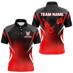 Blisscorners Flaming Dart Arrow In 180 Score Men's Darts Shirt - Custom Name For Dart Players