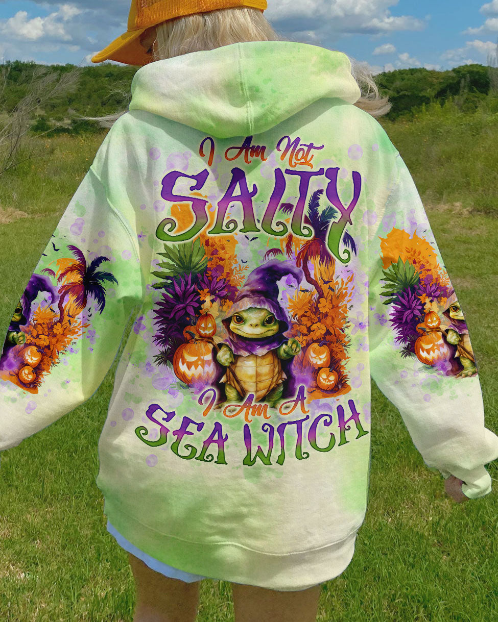BLISSCORNERS I AM A SEA WITCH TURTLE HALLOWEEN ALL OVER PRINT