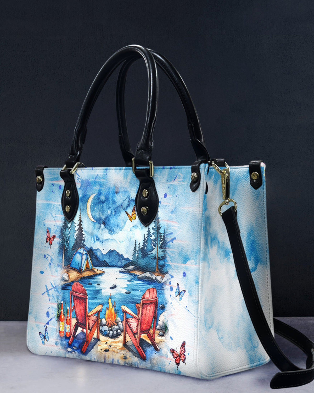 BLISSCORNERS CAMPFIRE LEATHER HANDBAG