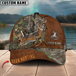 Blisscorners Deer Hunting Personalized Name 3D Cap