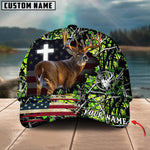 Blisscorners Cross America Hunting Deer Crack Camo Pattern Multicolor Option Personalized Cap
