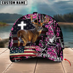 Blisscorners Cross America Hunting Deer Crack Camo Pattern Multicolor Option Personalized Cap