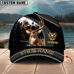 Blisscorners Deer Hunting Forest Classic Personalized Name 3D Cap