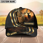Blisscorners Deer Hunting Forest Premium Personalized Name 3D Cap
