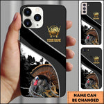 Blisscorners Hunting Forest Classic Personalized Name Phone Case