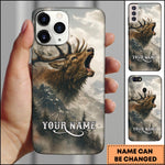 Blisscorners Wildlife Deer Hunting Premium Personalized Name Phone Case