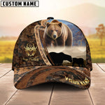 Blisscorners Hunting Forest Camo Sunset Scene Personalized Hat 3D Printed | Brown