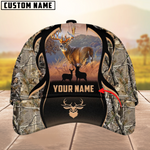 Blisscorners Deer Hunting Camouflage Pattern Multicolor Personalized Name 3D Cap