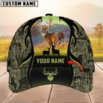 Blisscorners Deer Hunting Camouflage Pattern Multicolor Personalized Name 3D Cap