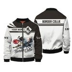 Blisscorners Border Collie Custom T-Shirts Border Collie Brings Happiness 3D Shirt