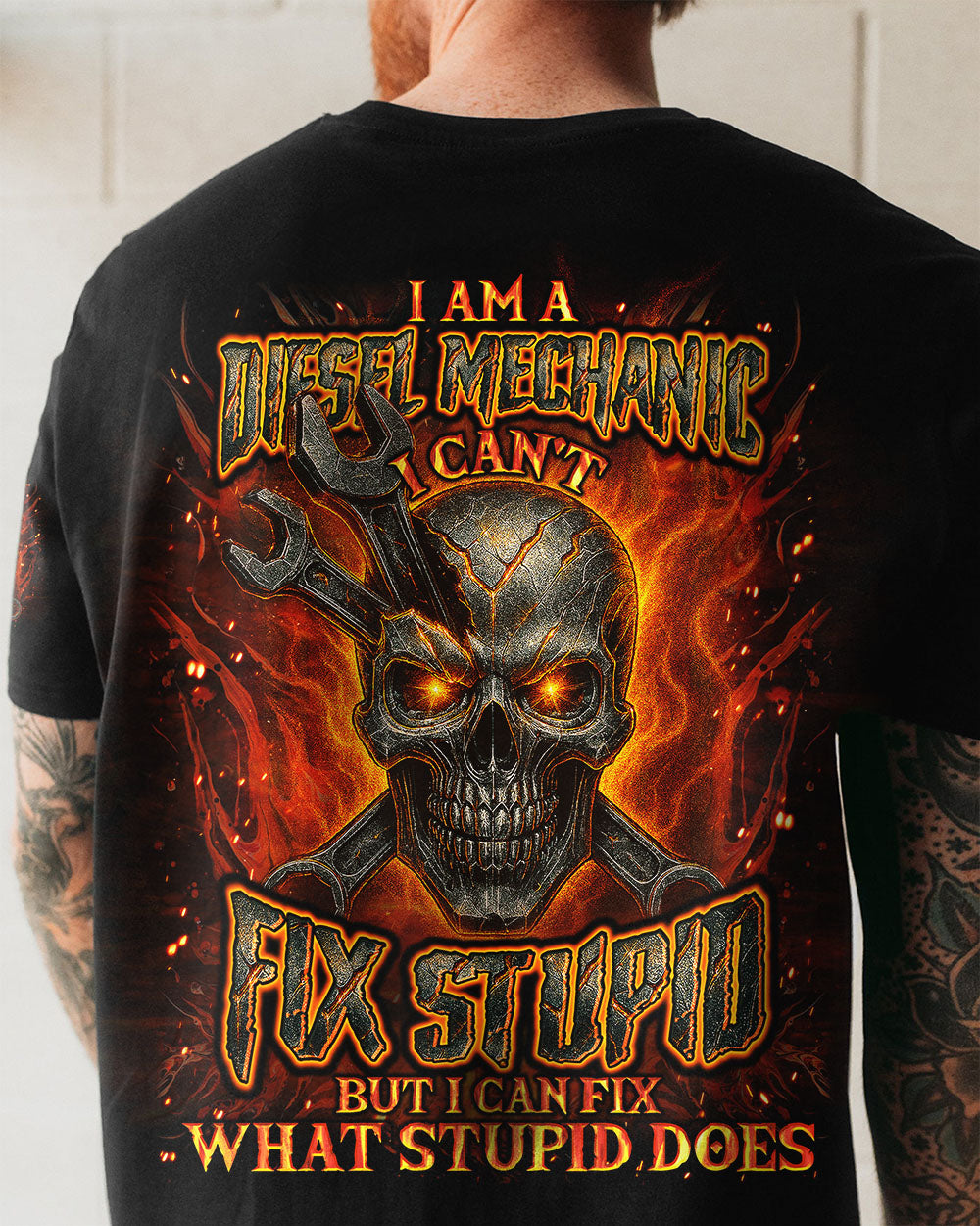 BLISSCORNERS I WAS BORN TO BE A TRUCKER ALL OVER PRINT