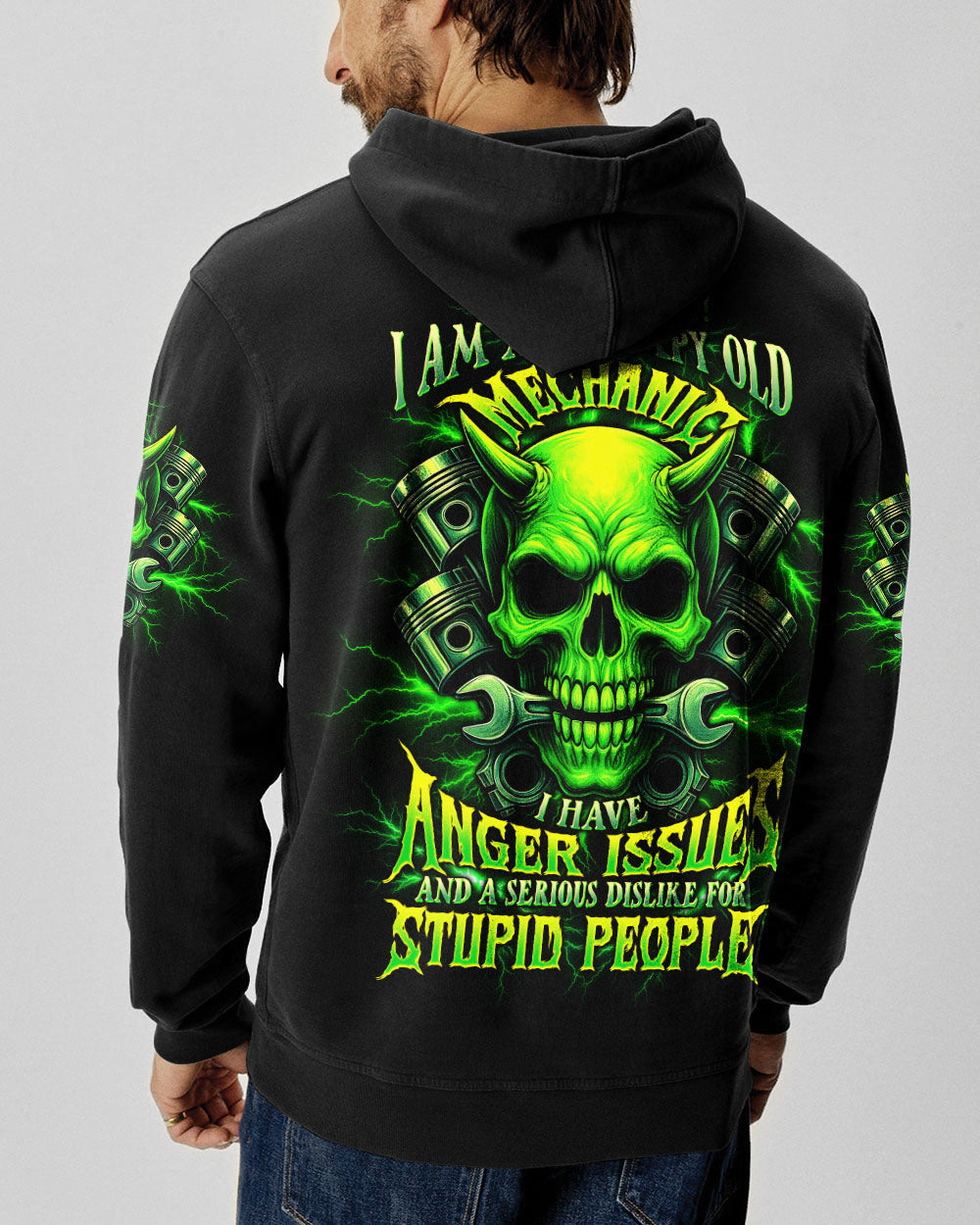 BLISSCORNERS YES I AM A PLUMBER SKULL ALL OVER PRINT