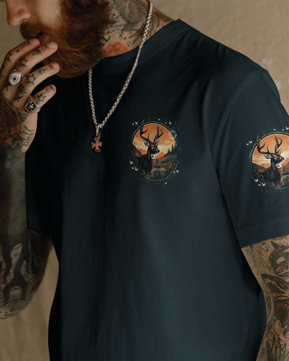 BLISSCORNERS IF I'M NOT HUNTING DEER ALL OVER PRINT