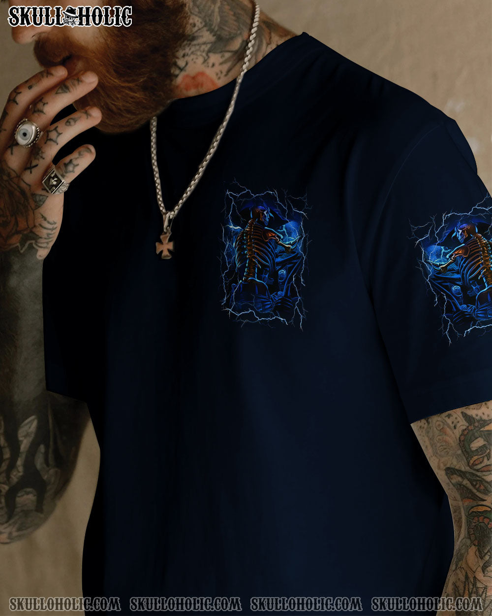 BLISSCORNERS DON'T MESS WITH WELDER SKULL ALL OVER PRINT