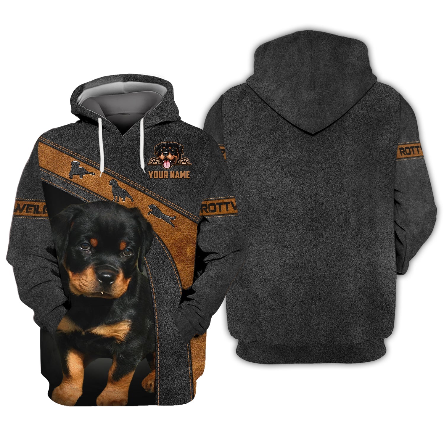 Blisscorners The Puppy Rottweiler Custom T-Shirts Rottweiler 3D Shirt Gift For Dog Lovers
