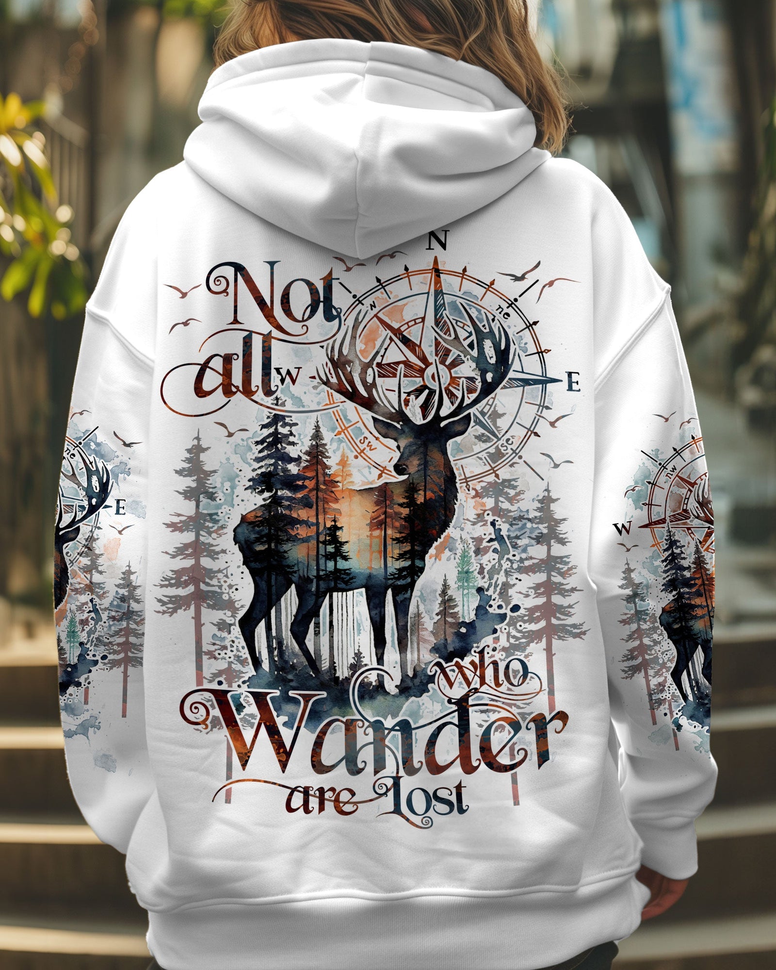 BLISSCORNERS NOT ALL WHO WANDER ARE LOST ALL OVER PRINT