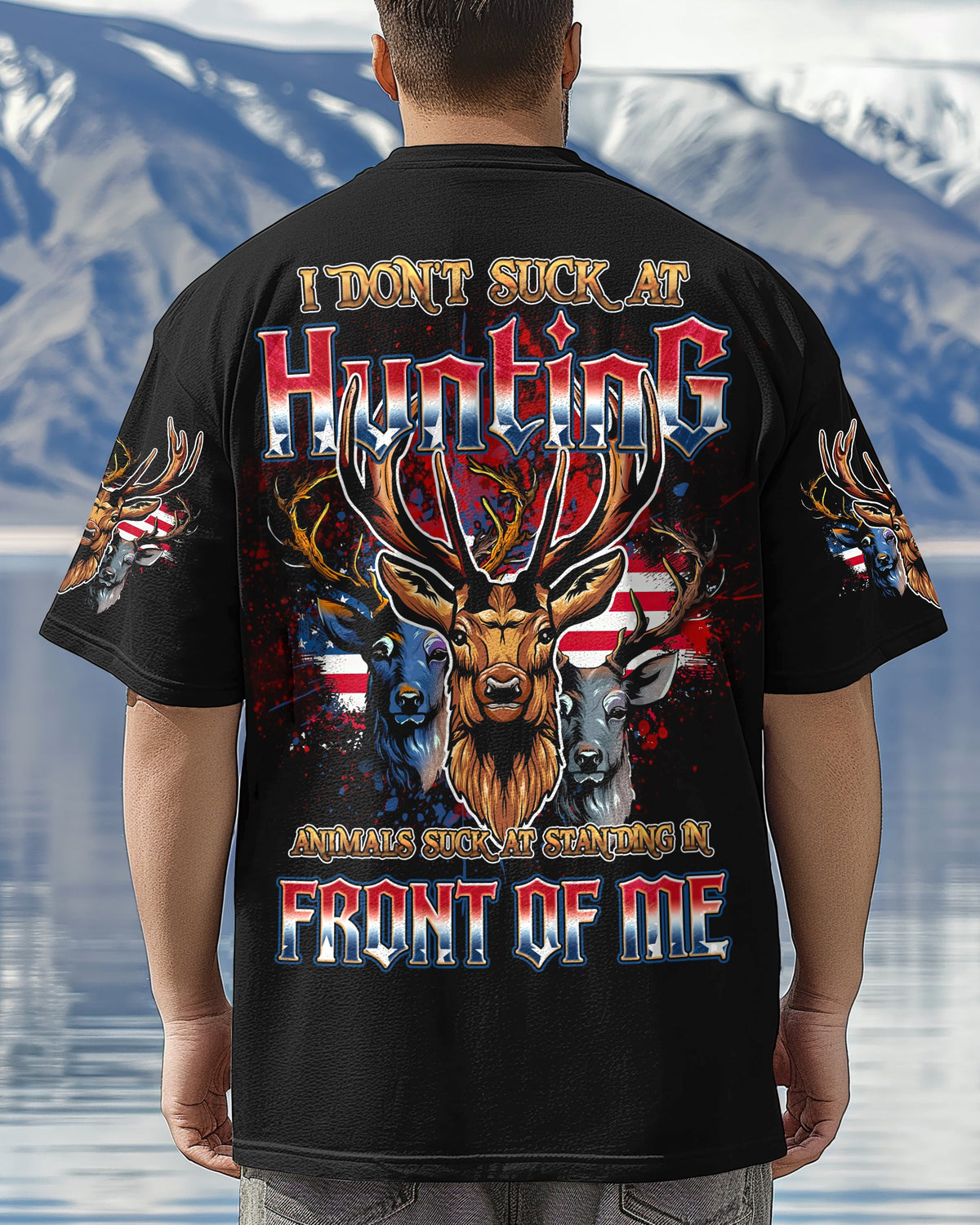 BLISSCORNERS I DON'T SUCK AT HUNTING ALL OVER PRINT