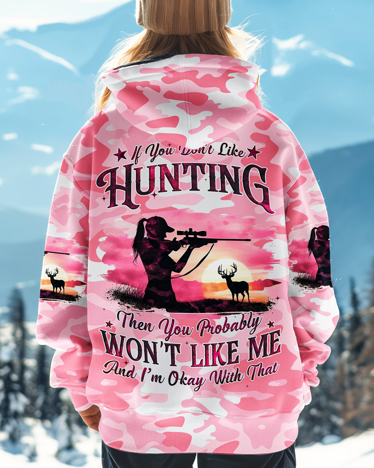 BLISSCORNERS IF YOU DON'T LIKE HUNTING ALL OVER PRINT