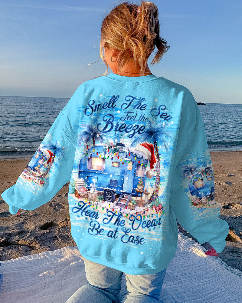 BLISSCORNERS SMELL THE SEA FEEL THE BREEZE CHRISTMAS ALL OVER PRINT