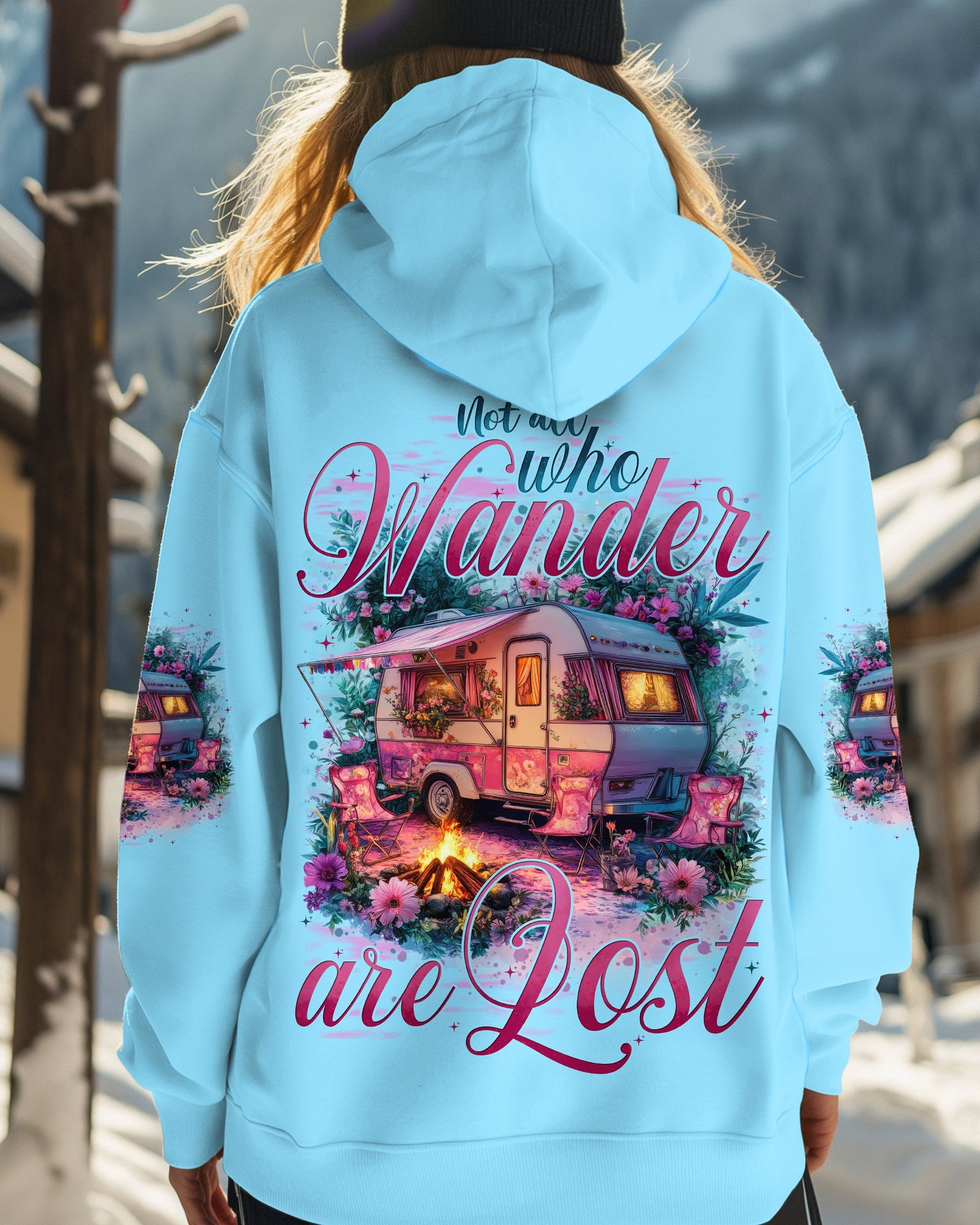 BLISSCORNERS NOT ALL WHO WANDER ARE LOST ALL OVER PRINT
