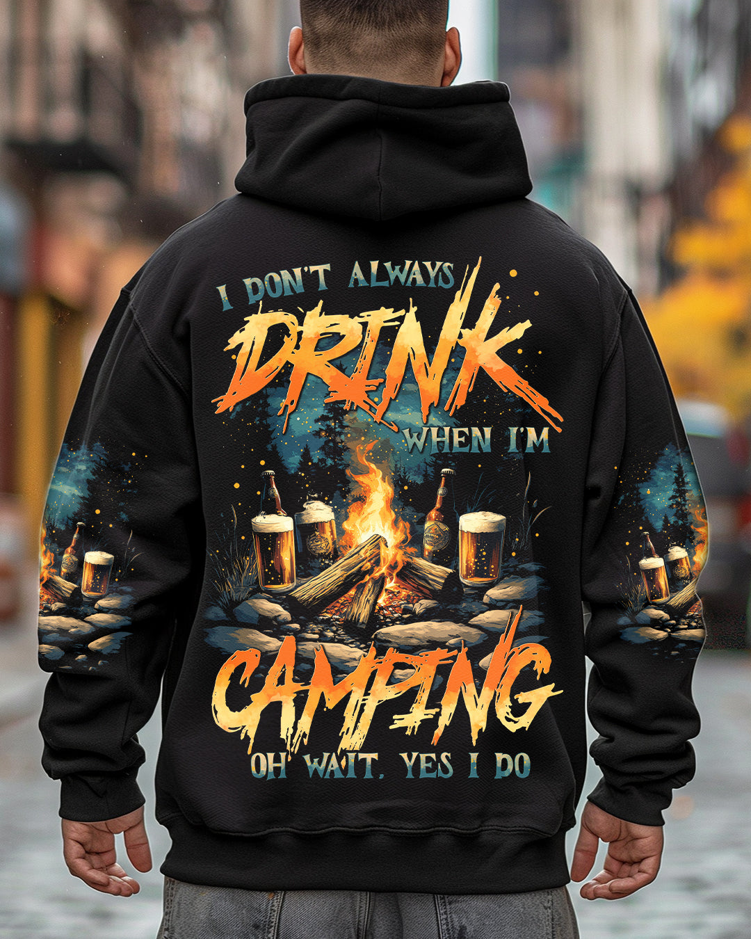 BLISSCORNERS I DON'T ALWAYS DRINK ALL OVER PRINT