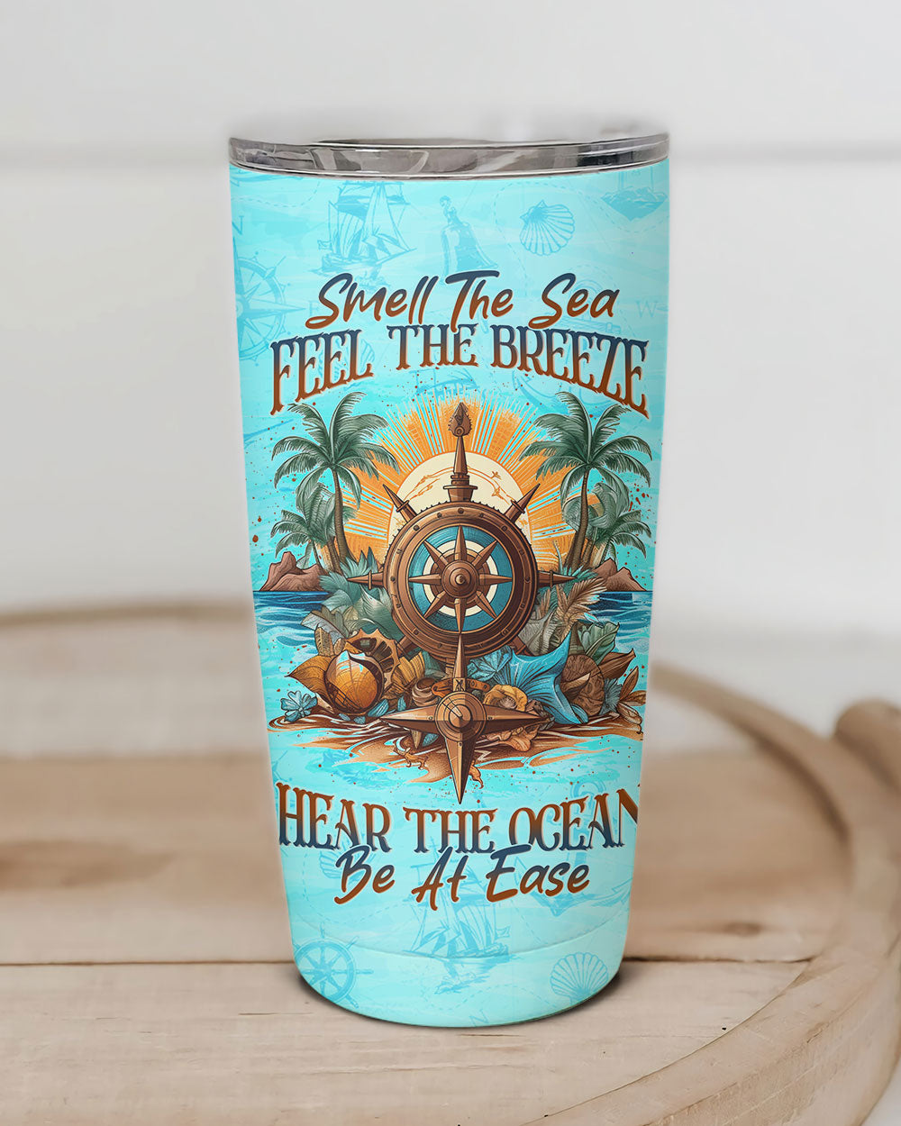 BLISSCORNERS SMELL THE SEA FEEL THE BREEZE TUMBLER