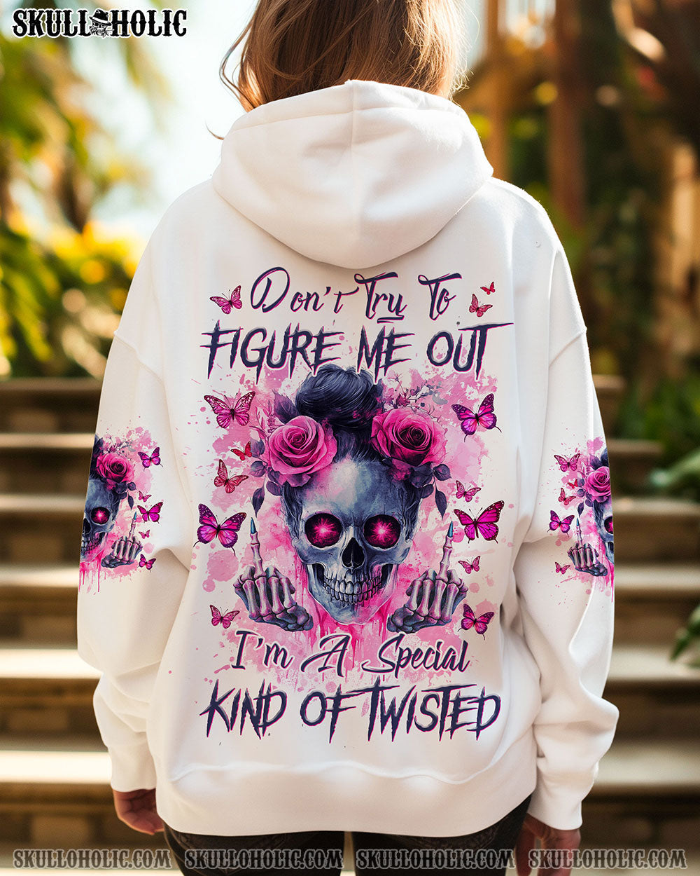 BLISSCORNERS (HOT DEAL) FRESH OUT OF FCKS MESSY BUN TIE DYE 2D