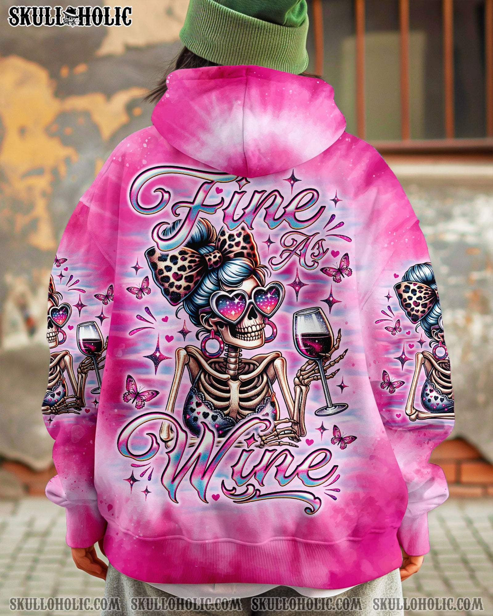 BLISSCORNERS I DON'T NEED YOUR ATTITUDE SKULL MESSY BUN ALL OVER PRINT