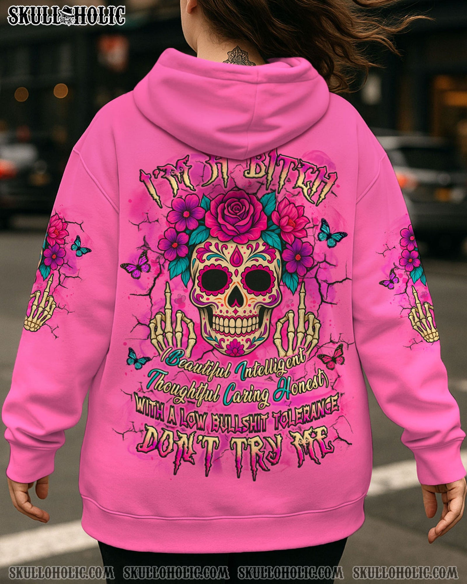 BLISSCORNERS I'M A B DON'T TRY ME ALL OVER PRINT