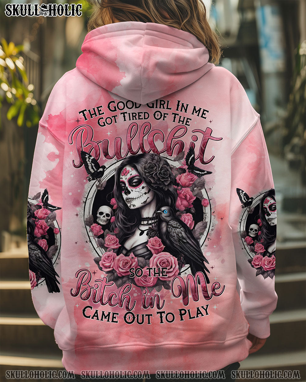 BLISSCORNERS THE GOOD GIRL IN ME ALL OVER PRINT