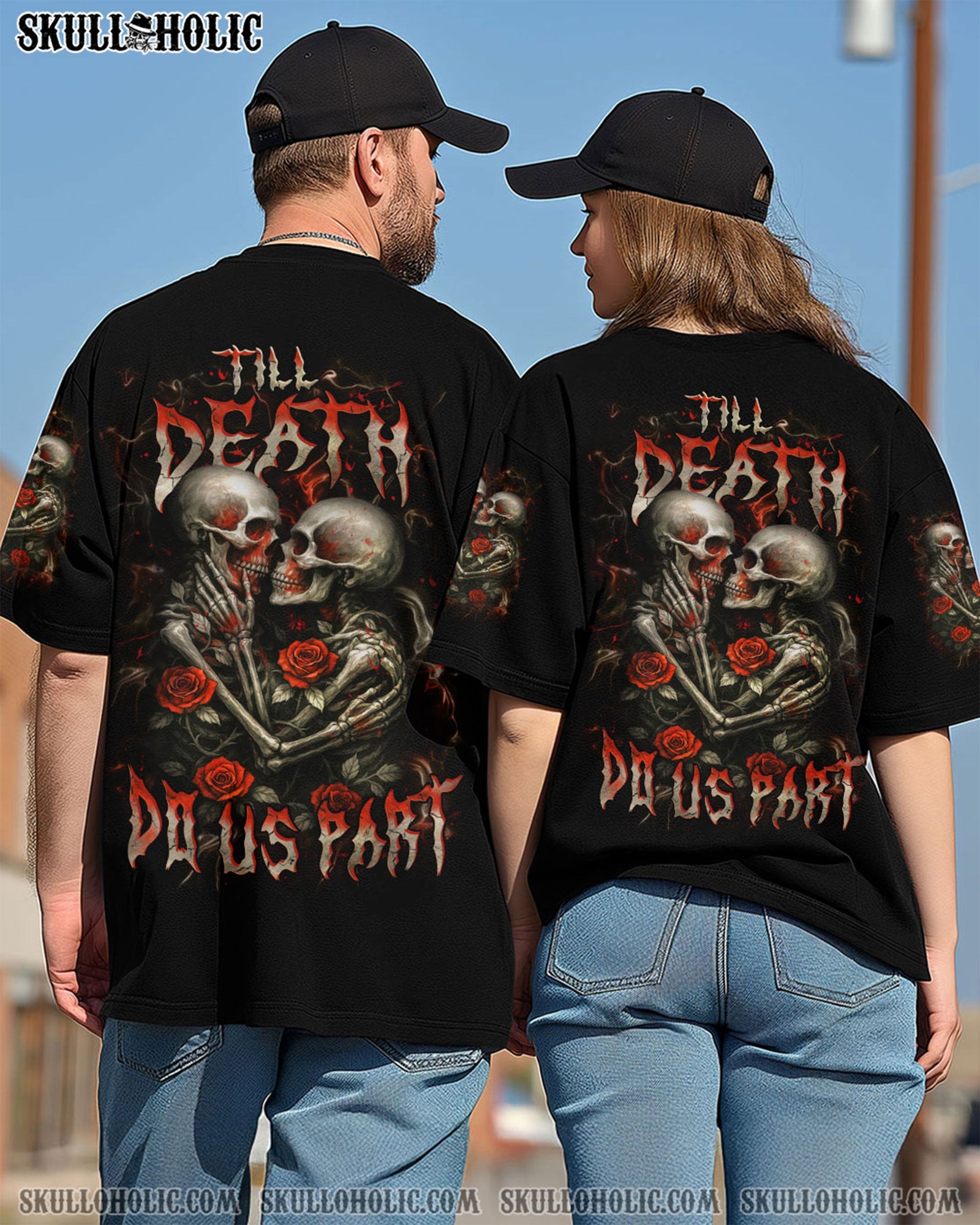BLISSCORNERS TILL DEATH DO US PART COUPLE ALL OVER PRINT