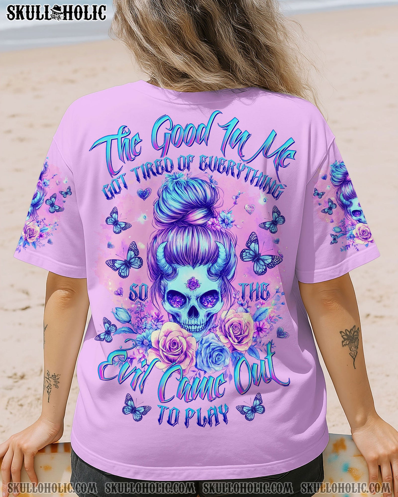 BLISSCORNERS IT'S GOING TO BE ONE OF THOSE DAYS MESSY BUN ALL OVER PRINT