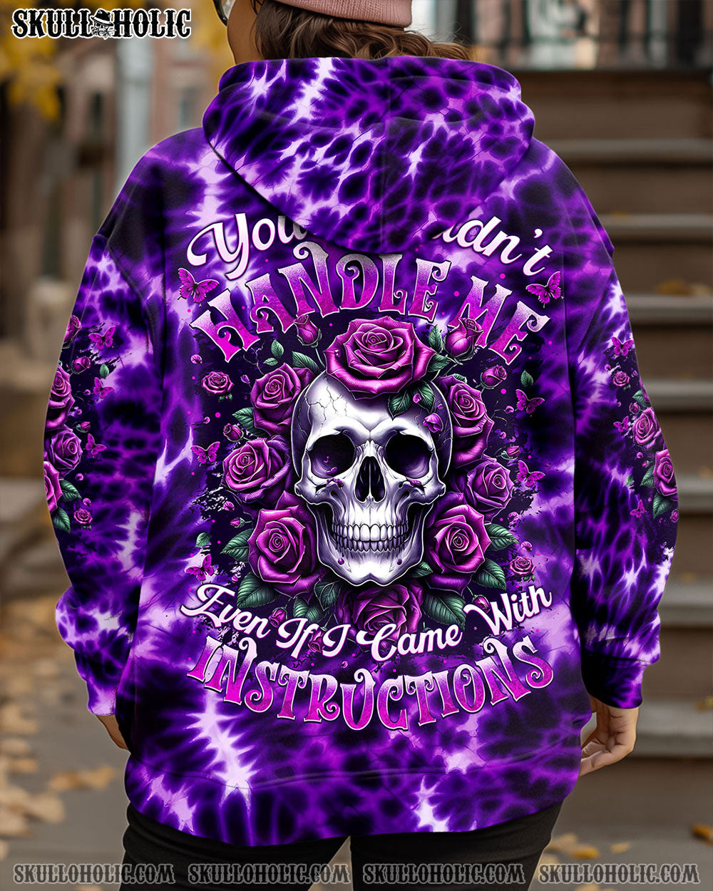 BLISSCORNERS YOU COULDN'T HANDLE ME TIE DYE ALL OVER PRINT