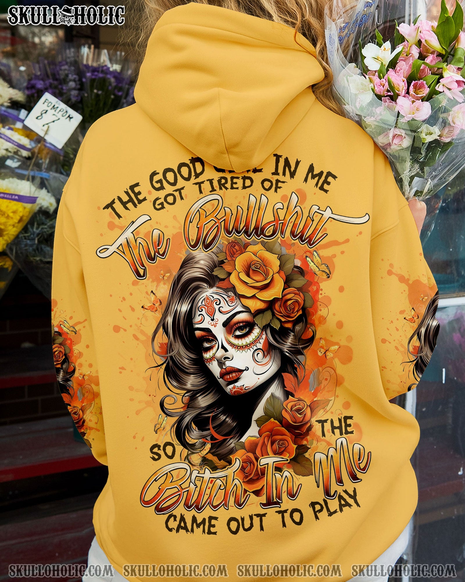 BLISSCORNERS THE GOOD GIRL IN ME ALL OVER PRINT
