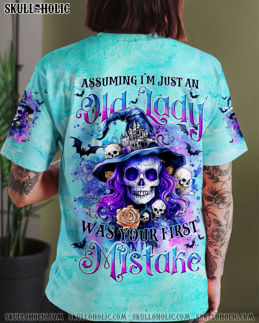 BLISSCORNERS YOUR FIRST MISTAKE WITCH HALLOWEEN ALL OVER PRINT