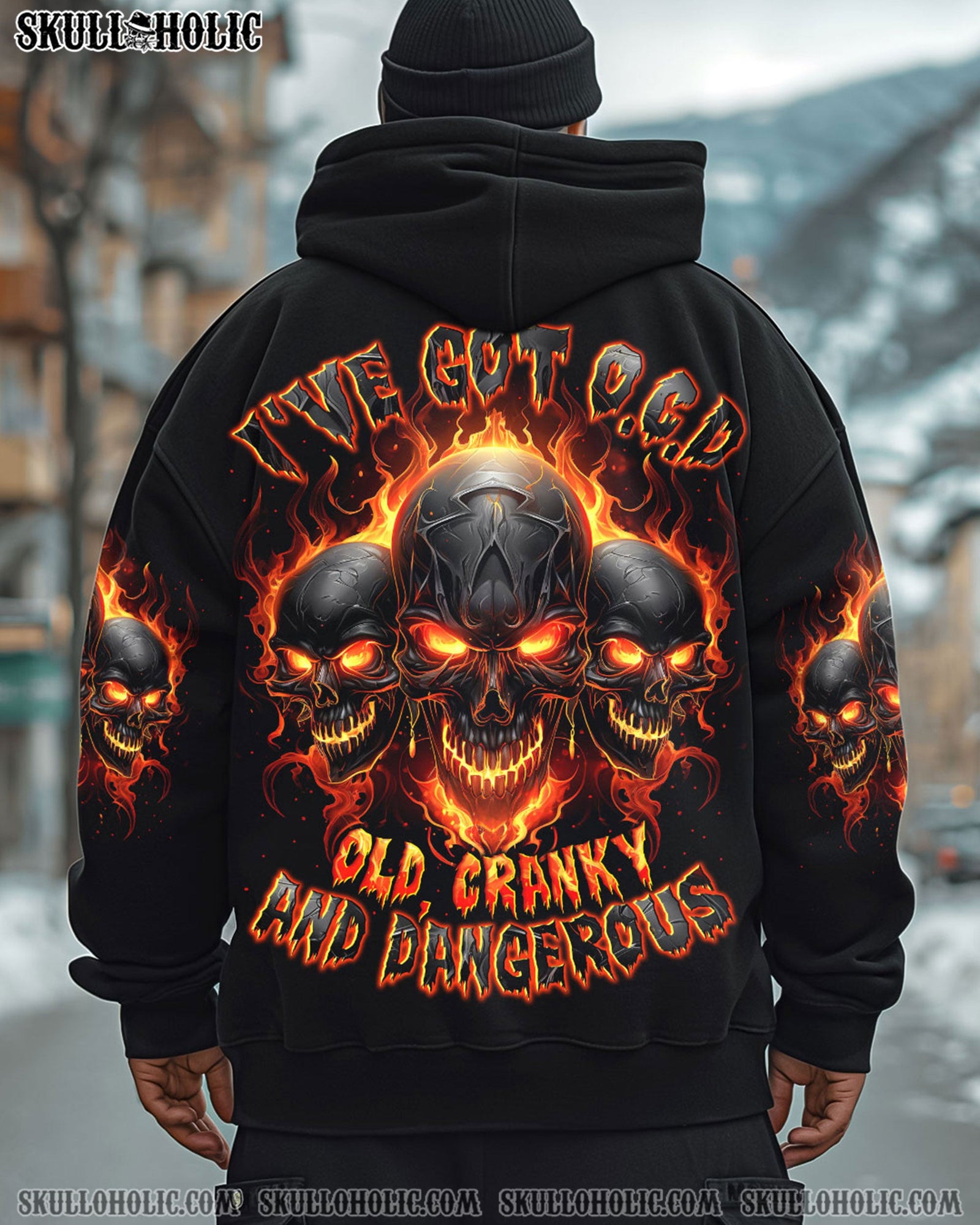 BLISSCORNERS I'VE GOT OCD SKULL ALL OVER PRINT