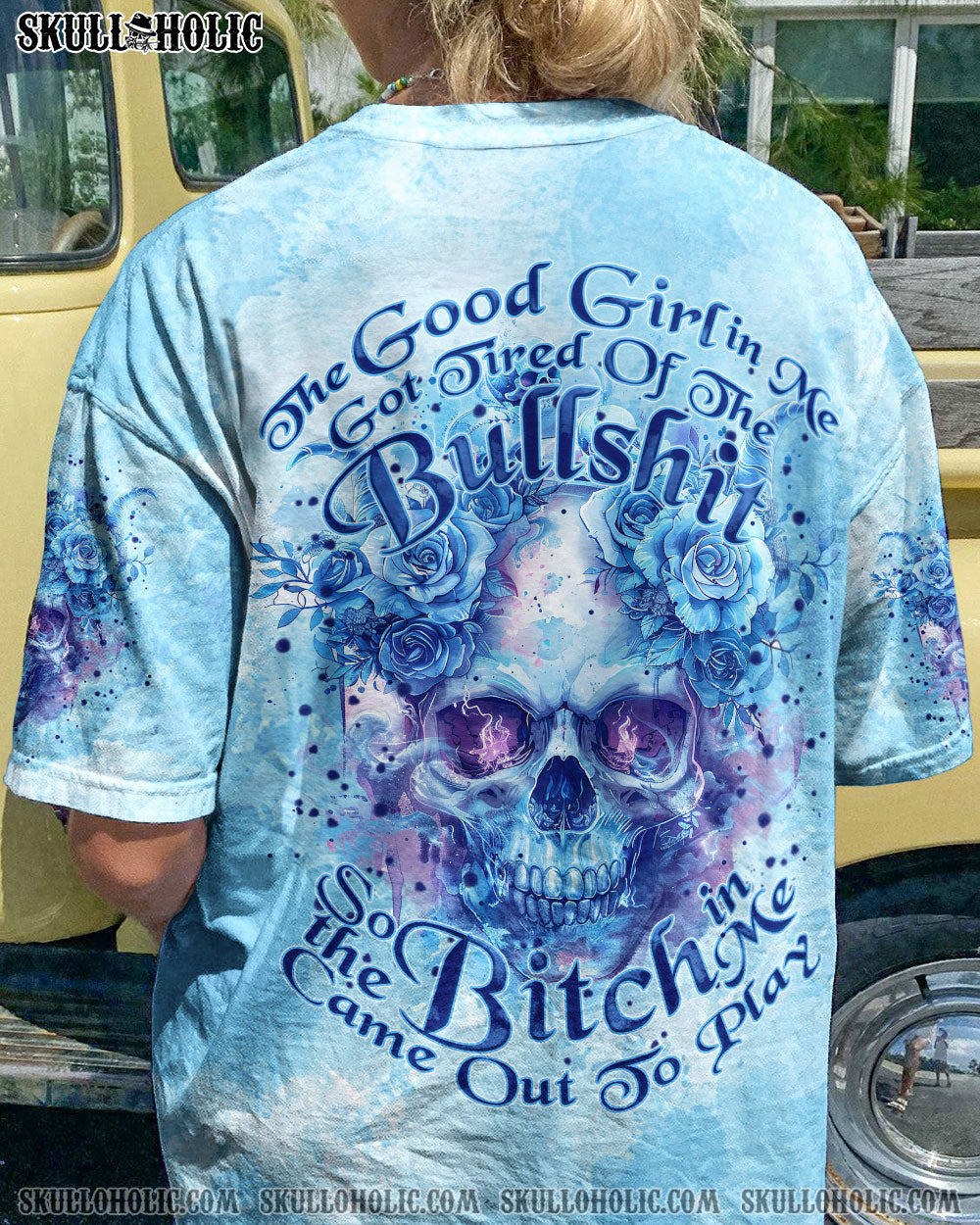 BLISSCORNERS THE GOOD GIRL IN ME ALL OVER PRINT